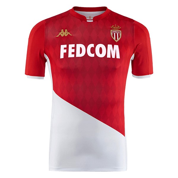 Tailandia Camiseta AS Monaco 1ª 2019/20 Rojo Blanco